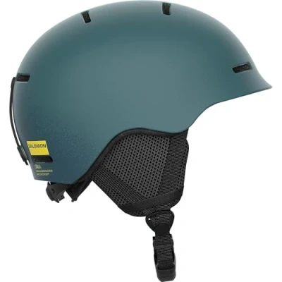 Imagen de Salomon Orka Casco de Esquí Para Niños, Snowboard Protección, Comodidad óptima, Estilo deportivo tus Aventuras Nieve, Gris, Medium 53 56