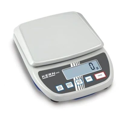 Imagen de Balanza de laboratorio para principiantes con un gran plato pesaje [Kern EMS 12K1] , Campo [Max]: 12 kg, Lectura [d]: 1 g