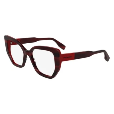 Imagen de KARL LAGERFELD Kl6174 Gafas, 609 Striped Red/Red, 53/17/145 para Mujer