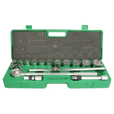 Imagen de Juego de llaves vaso TOPTUL 3/4 pulgadas 6 kant 17Stk 19 21 27 30 32 36 38 41 46 50mm