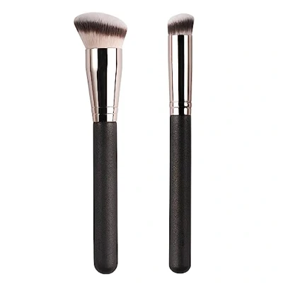 Imagen de TingDongWei 2 Piezas Brocha Plana Kabuki, Brochas Para Maquillaje Facial Fluido, Cepillo Profesional de Base y Corrector