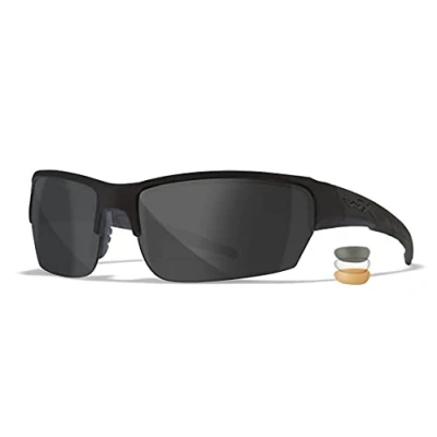 Imagen de Wiley X Saint Gafas De Sol, Gris/Claro/Óxido Claro, S M Unisex