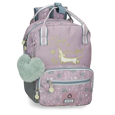 Imagen de Enso Beautiful day Mochila Preescolar Adaptable a Carro Morado 23x28x10 cms Poliéster 6,44L