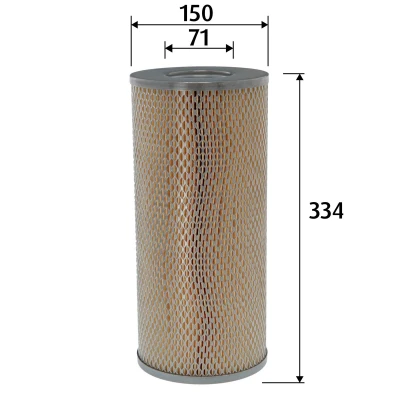 Imagen de VALEO 585816 Filtro de aire 334mm 150mm Cartucho filtrante MERCEDES BENZ: ACTROS MP4 / MP5, AROCS, MP2 MP3, IVECO: DAILY 2 Kasten/Kombi