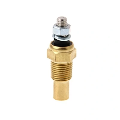 Imagen de Kcnsieou Universal 1/8 NPT Sensor de temperatura Agua Aceite Unidad emisor Medidor eléctrico VDO