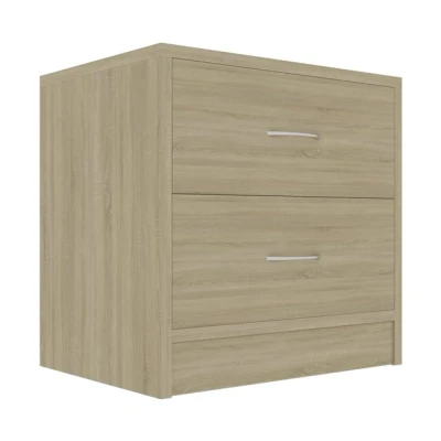 Imagen de vidaXL mesita de Noche Madera contrachapada Color Roble 40x30x40 cm, mesilla Noche, Auxiliar para Dormitorio, Muebles Dormitorio