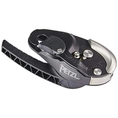 Imagen de PETZL Descendeur Noir, D021aa01 RIG Black Unisex Adulto, Negro, Talla Única