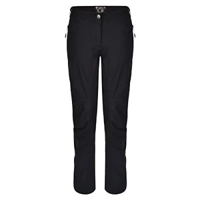 Imagen de Dare2b Melodic II Pantalón De Senderismo Corte Recto, Tejido Elástico Repelente Al Agua, Varios Bolsillos Trousers, Mujer, Black, 14