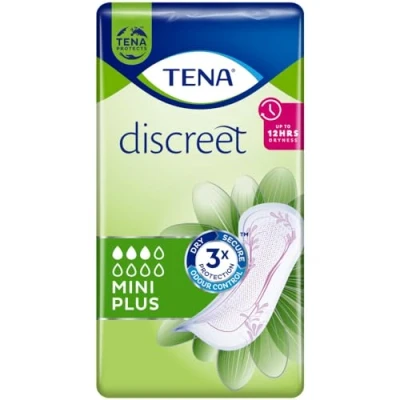 Imagen de Tena Lady Discreet Mini Plus Pads 20 piezas