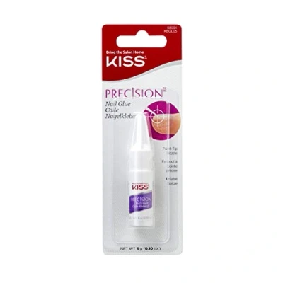 Imagen de Kiss Adhesivo para uñas con jeringa dosificadora, 3 g, transparente