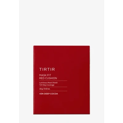Imagen de TIRTIR Base de maquillaje Red Cushion Mask Fit (43N Deep Cocoa, 0.63 onzas líquidas)
