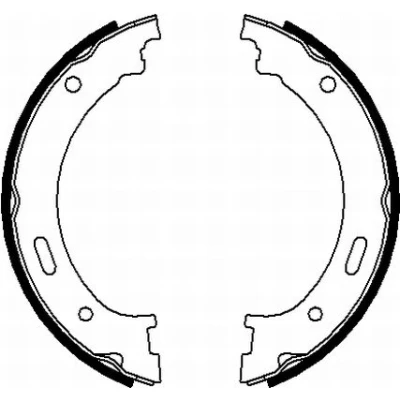 Imagen de TEXTAR 91073300 Zapatas de freno mano sin palanca JEEP: GRAND CHEROKEE 3