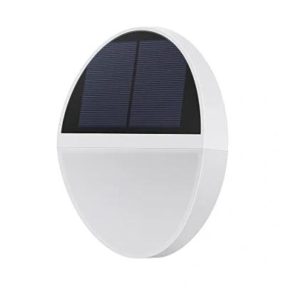 Imagen de ELEDCO Aplique Solar LED Exterior Blanco, Sensor de Movimiento, Foco Solar, Hasta 19 Horas Luz (1 Unidad)