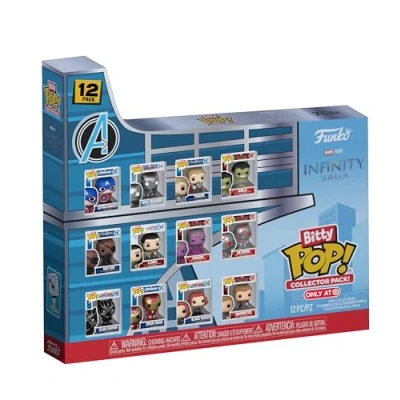 Imagen de Funko Bitty Pop! Marvel: Infinity Saga 12pc Multipack 0.9 Inch (2.2 Cm) Marvel Comics Cómics Coleccionable Repisa Apilable Incluida Idea de Regalo Relleno para Bolsa Regalos