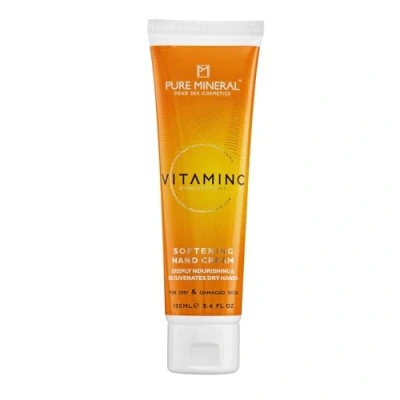 Imagen de Pure Mineral Crema de Manos Nutritiva con Vitamina C Minerales del Mar Muerto, Hidratación Profunda, Protección para Piel Seca Sin siliconas, sulfatos, parabenos 100ml
