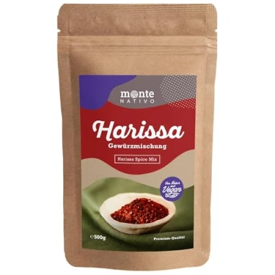Imagen de Harrisa Gewürzz Monte Nativo (500 g) Mezcla aromática de especias Harissa, aromáticas y secas delicadas, ideal para cocinar condimentar Aroma sabor intesivos
