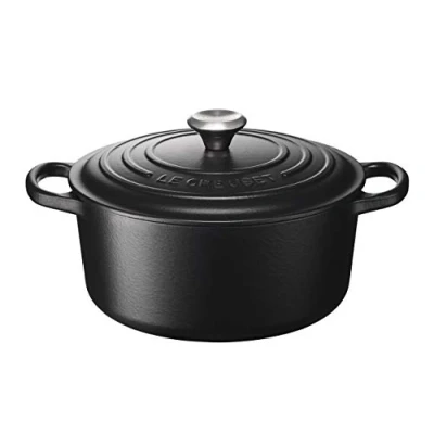 Imagen de Le Creuset Casserole Signature Satin Black ø 22 cm / 3.3 Liter