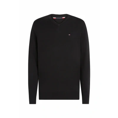 Imagen de Tommy Hilfiger Essential V NECK Jersey de punto, Hombre, Talla: XS, Black