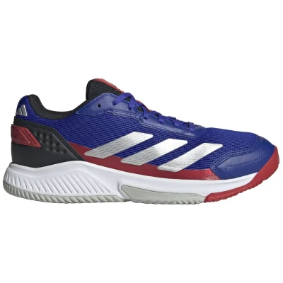 Imagen de adidas Performance Courtquick Zapatillas de pádel, Hombre, Talla: 41 1/3, lucid blue silver met red Tela/tejido sintético
