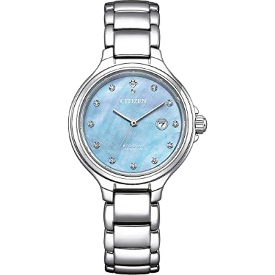 Imagen de Citizen Reloj Analógico para Hombres de Cuarzo con Correa en Titanio EW2680 84N