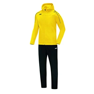 Imagen de JAKO Classico M9650 Chándal infantil con capucha, talla 140, color amarillo
