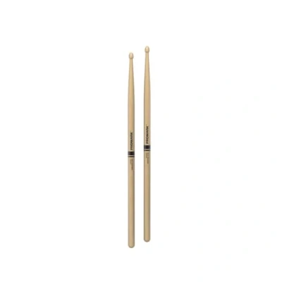 Imagen de Baquetas ProMark Rebound 5AB Hickory, punta de madera bellota, 1 par