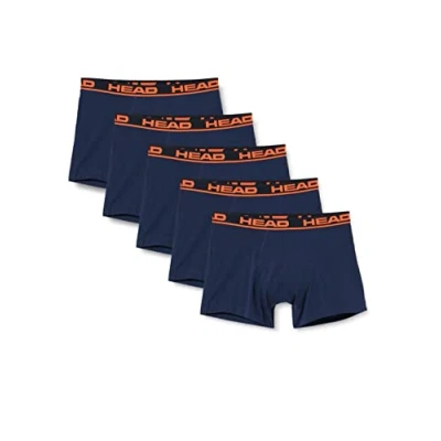 Imagen de Head 5 PACK Basic Boxer, Hombre, Talla: Large, Blue / orange