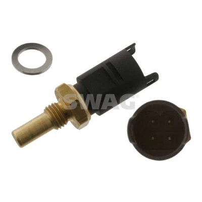 Imagen de SWAG 20 93 2915 Sensor de Temperatura del Refrigerante negro con junta anular BMW: 5 Berlina, 3 Coupé, LAND ROVER: Defender SUV