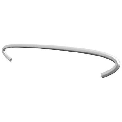 Imagen de vidaXL 100x Ganchos de Gaviones Colgador Separador Cestas Malla Pared Jardín Patio al Aire Libre Decoración Conector Acero Galvanizado 20 cm