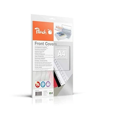 Imagen de Peach Clear Cover Sheets Transparent, colorless, 0.18mm, A4, 25