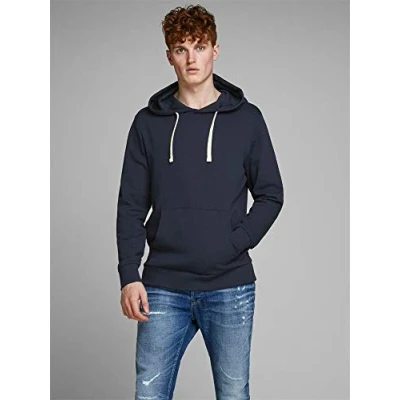 Imagen de Jack &amp; Jones Jjeholmen Sweat Hood Noos Sudadera con Capucha, Azul (Navy Blazer), L para Hombre