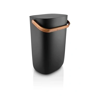 Imagen de EVA SOLO Cubo de basura reciclaje Reflect 33 L Separe y recicle eficientemente los contenedores residuos en formato grande Balance automático inteligente la tapa Negro