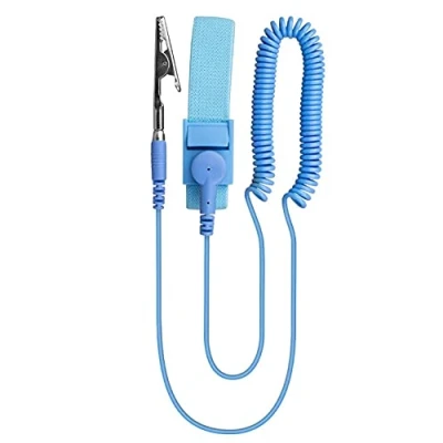 Imagen de HeyNana pulsera antiestática para de descarga, con cable tierra y clips cocodrilo, suelo evitar la acumulación electricidad estática