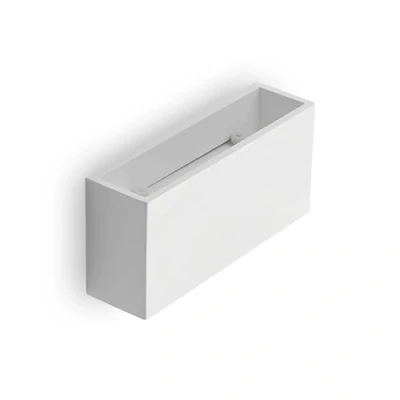 Imagen de Lámpara de pared &#039;Mavora&#039; (Moderno) en Blanco hecho Cerámica, Arcilla, Yeso e.o. para Salón &amp; Comedor (2 llamas, G9) Lindby aplique