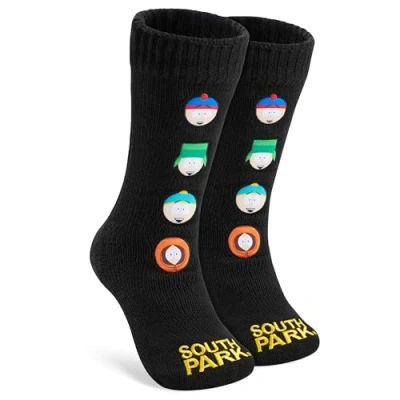 Imagen de South Park Calcetines antideslizantes para hombre, color negro, Negro , Talla única