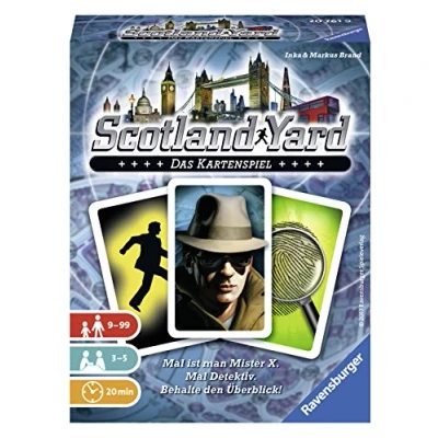 Imagen de Ravensburger 20761 Scotland Yard el Juego de Cartas Familia Parte