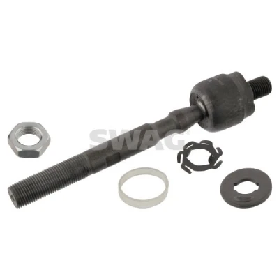 Imagen de SWAG 60 93 2128 Rotula Axial de Direccion Eje delantero, izquierda, derecha M16 x 1,5, M14 1,5 175,8 con material montaje añadido