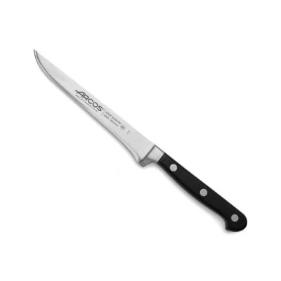 Imagen de Arcos Opera Cuchillo Deshuesador Hoja de Acero Forjado Inoxidable NITRUM 160 mm Mango Polioximetileno (POM) Color Negro