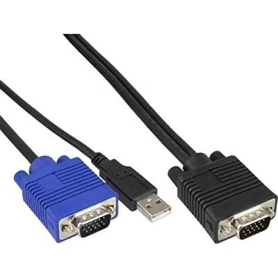 Imagen de Inline 60667d Cable Para Video, Teclado Y Ratón (kvm)