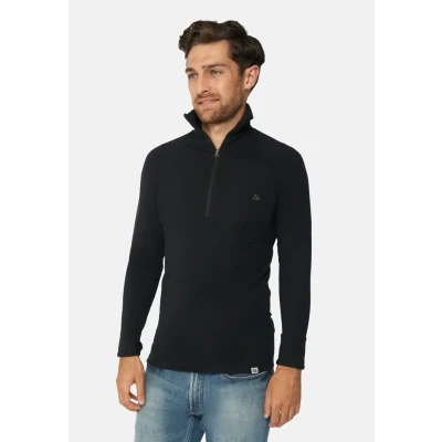 Imagen de Danish Endurance Halfzip Jersey de punto, Hombre, Talla: Large, Black