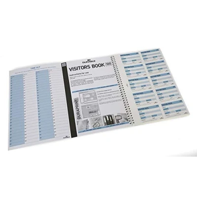 Imagen de Durable 146465 Kit de recarga para el Libro Visitas 100, en inglés, 100 insignias