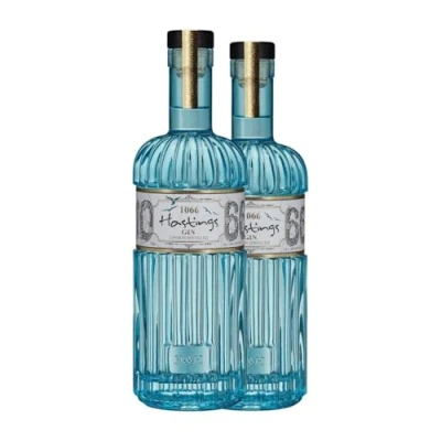 Imagen de Ginebra Haswell &amp; Hastings 1066 London Distilled Dry Gin 70 cl (Caja de 2 Botellas cl)