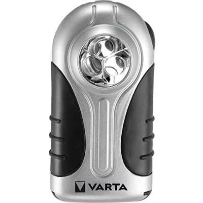 Imagen de Varta LED Silver Light Linterna de plástico ABS y Goma TPR, 3AAA, 16647 m, Plateado
