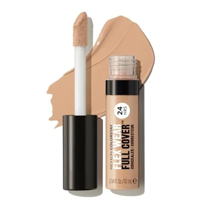 Imagen de REVLON ColorStay Flex Wear Full Cover Corrector de 100% cobertura larga duración con ácido hialurónico y vitamina E tono Medium, 10ml
