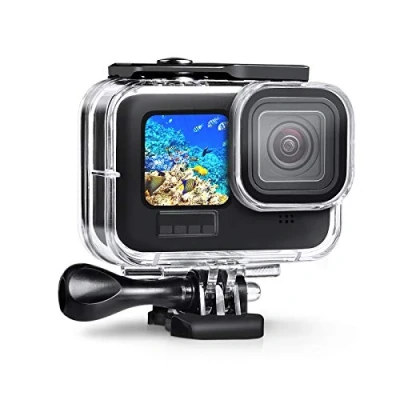 Imagen de Kuptone Funda Impermeable para GoPro Hero 10 Black/GoPro 9 Black, Carcasa Protectora de Buceo Submarina 60M con Accesorios Soporte Hero10 /
