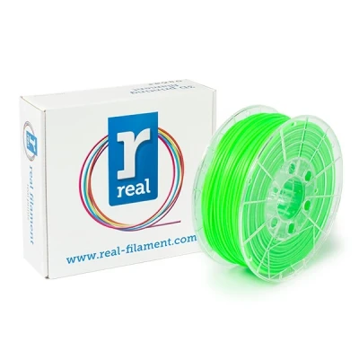 Imagen de REAL filament PLA verde fluorescente 2,85 mm 1kg