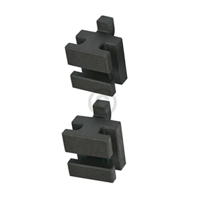 Imagen de Socket compatible con Siemens 00637444 Soporte de cerámica trasero para rejilla accesorios horno microondas 2 unidades