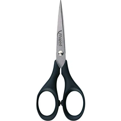 Imagen de Maped M681700 Precise Tijeras (hoja de 13 cm, con protección), color negro