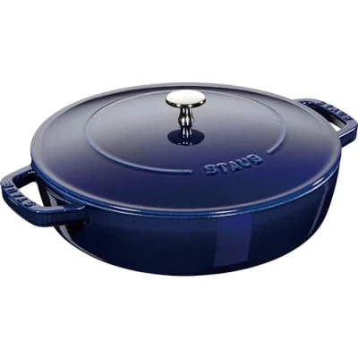 Imagen de Staub Rustidera chistera de Hierro Fundido Azul Oscuro 24cm