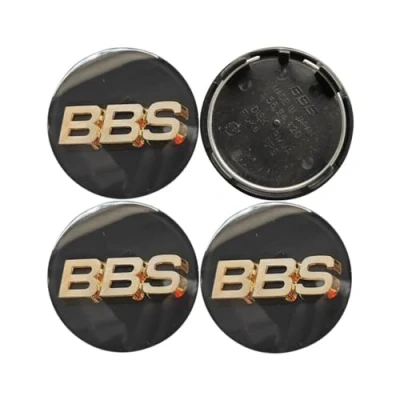 Imagen de VODHXA 4 Tapas Centro Tapacubos para BBS 70mm, Llantas,Tapas Centrales, Llantas Centrales Cubos de Automóviles, Auto Accesorios,E